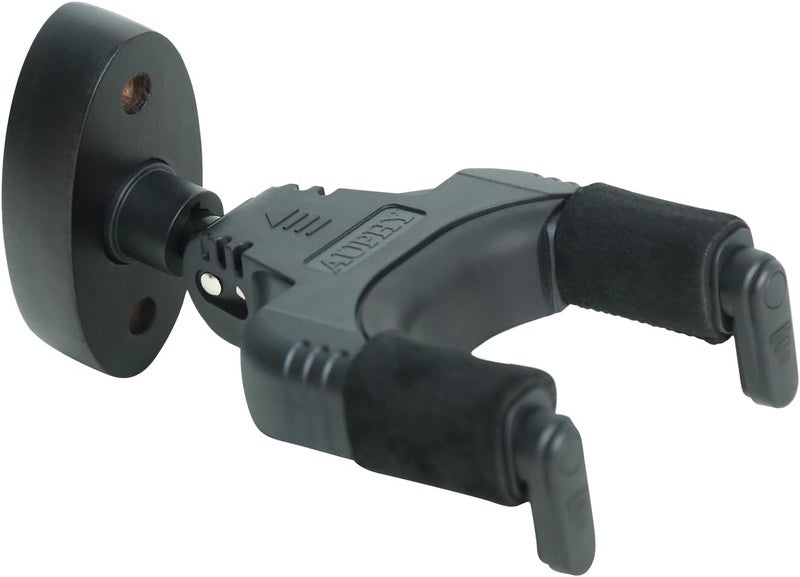 AUPHY Guitar Wall Mount Auto Lock,Guitar Wall Holder with Nitro-Safe Velvet,Universal Compatibility for All Headstocks and Neck Widths Supports Acoustic, Electric, and Bass Guitars - Image 1